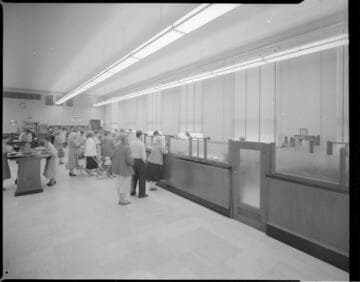Bank interior
