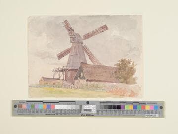 Windmill and Barn