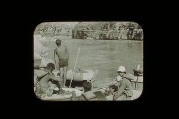 Boats in rapids