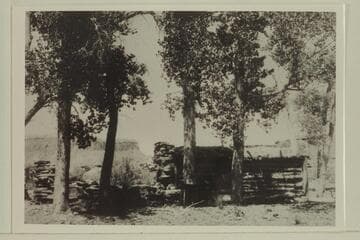Bert Loper's old cabin at Red Canyon in Glen Canyon