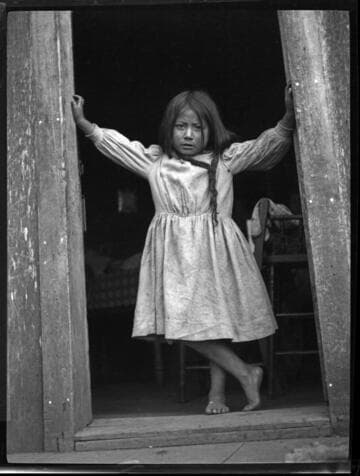 Genevieve Brooks at Requa. Yurok