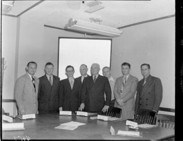 Board room meeting