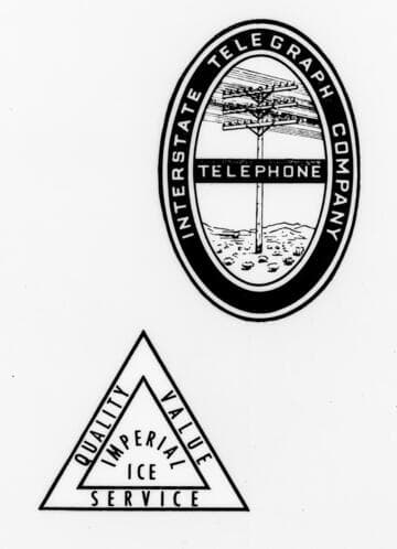 Two logos on film