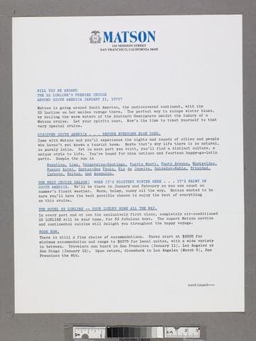 Advertising letter